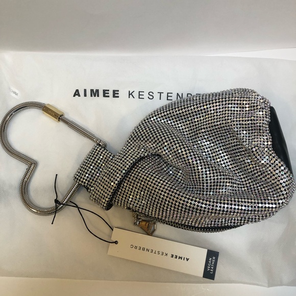 Aimee Kestenberg Sparkling Heart Bag NWT - Picture 5 of 12